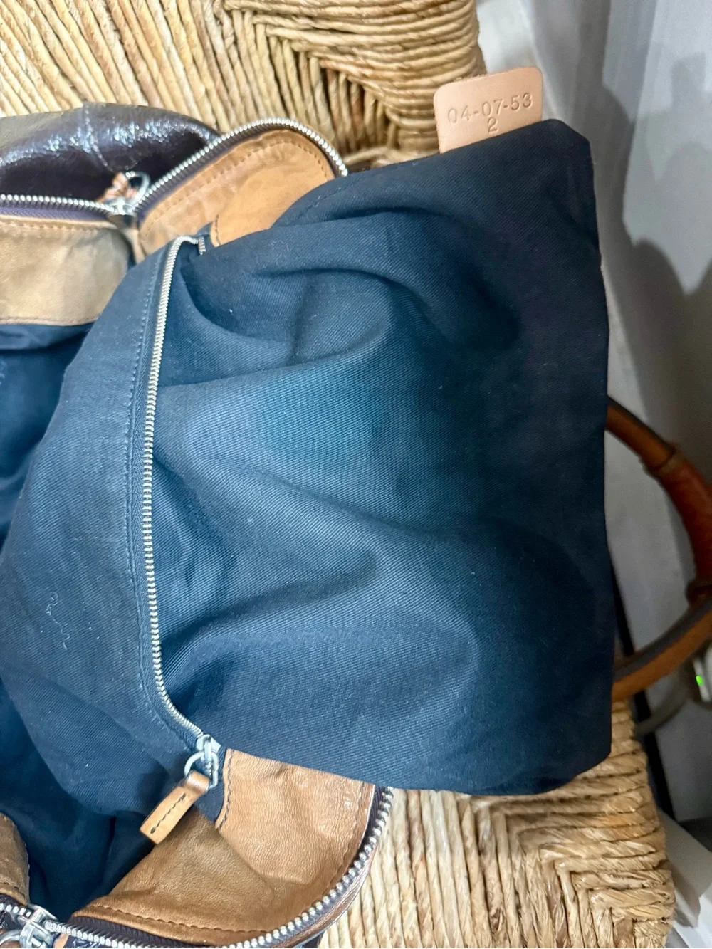 Chloe Brown and Tan Leather Hobo Bag - Picture 8 of 12